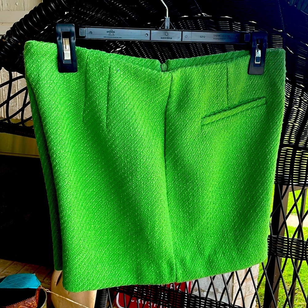 Zara Kelly green two piece short suit.